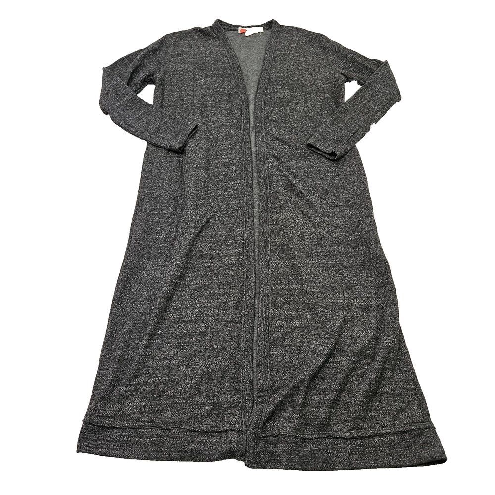 Free People Beach Women's Soft Gray Longline Cardigan Duster Sweater‎ Sz XS